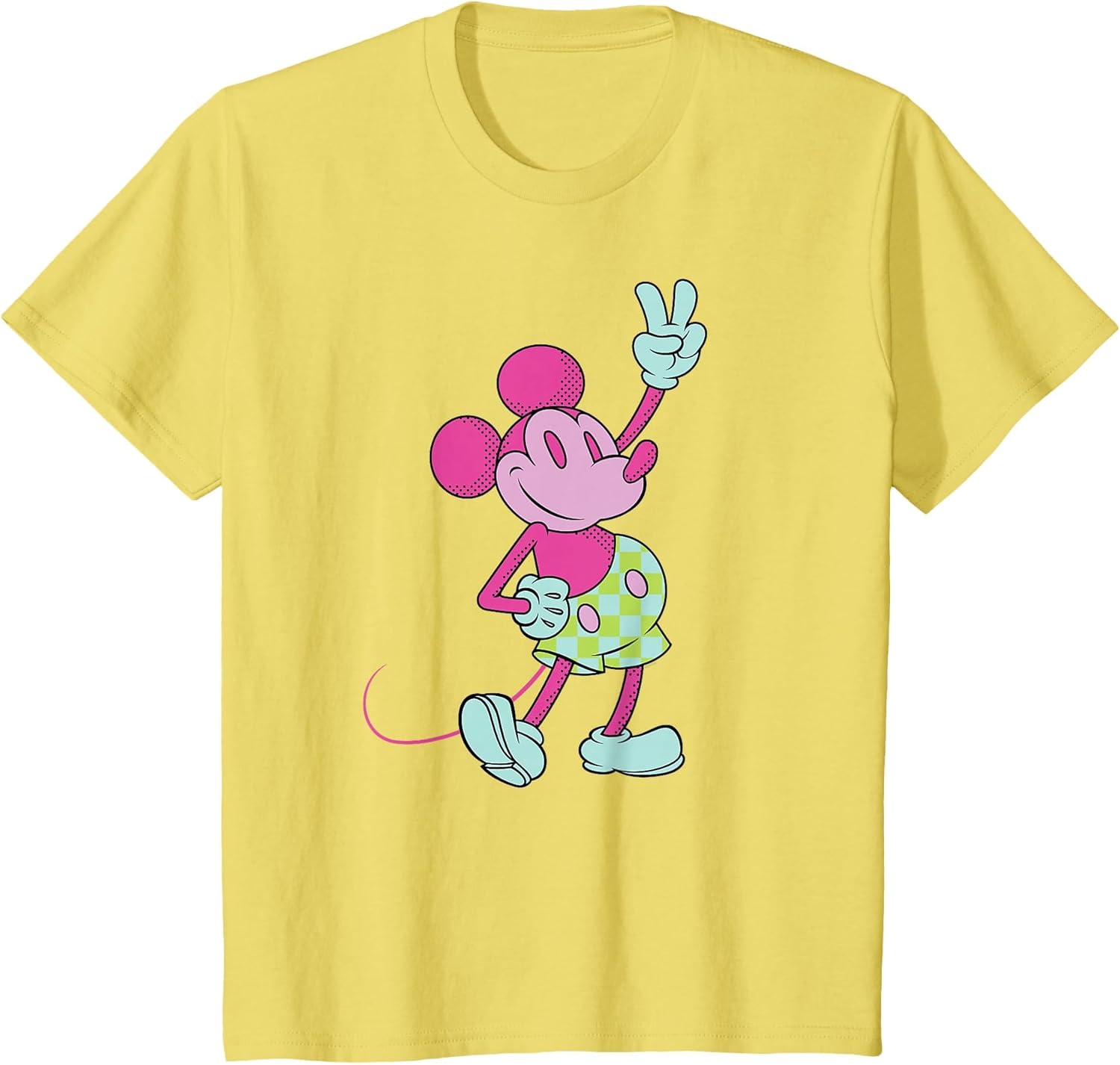 Kids Disney Mickey Mouse Jaunty Pose Retro Pop Art