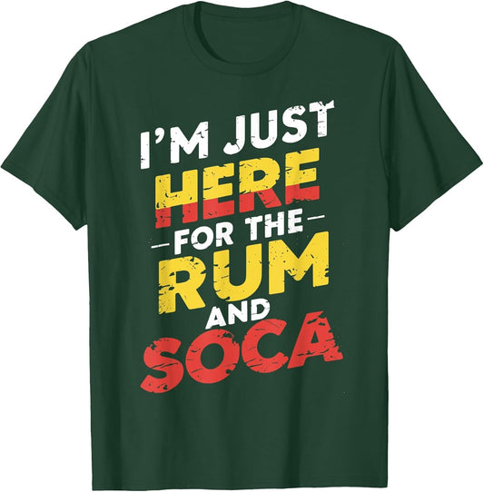 I'm Just Here for Rum and Soca Carnival Bacchanal Fete Women