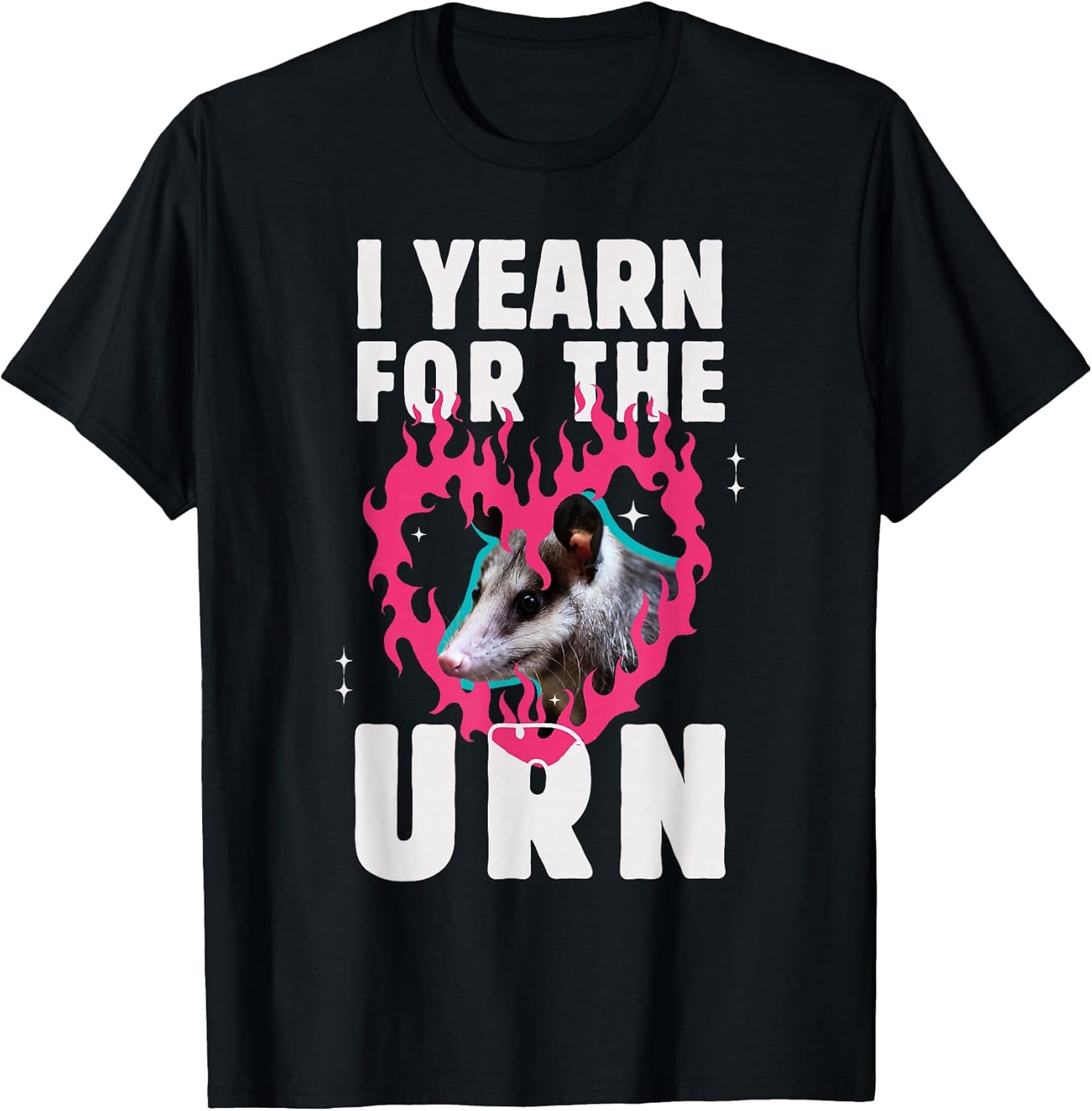 I Yearn for The Urn Funny Opossum Dark Humor Possum Meme