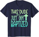 Baptism Kids Boy Dude Baptized Christian 2025 I Decided