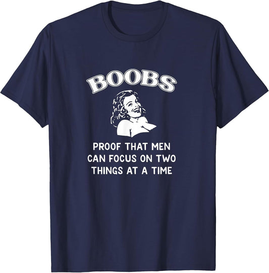 Boobs - Proof Men Can Focus On Two Things at Once