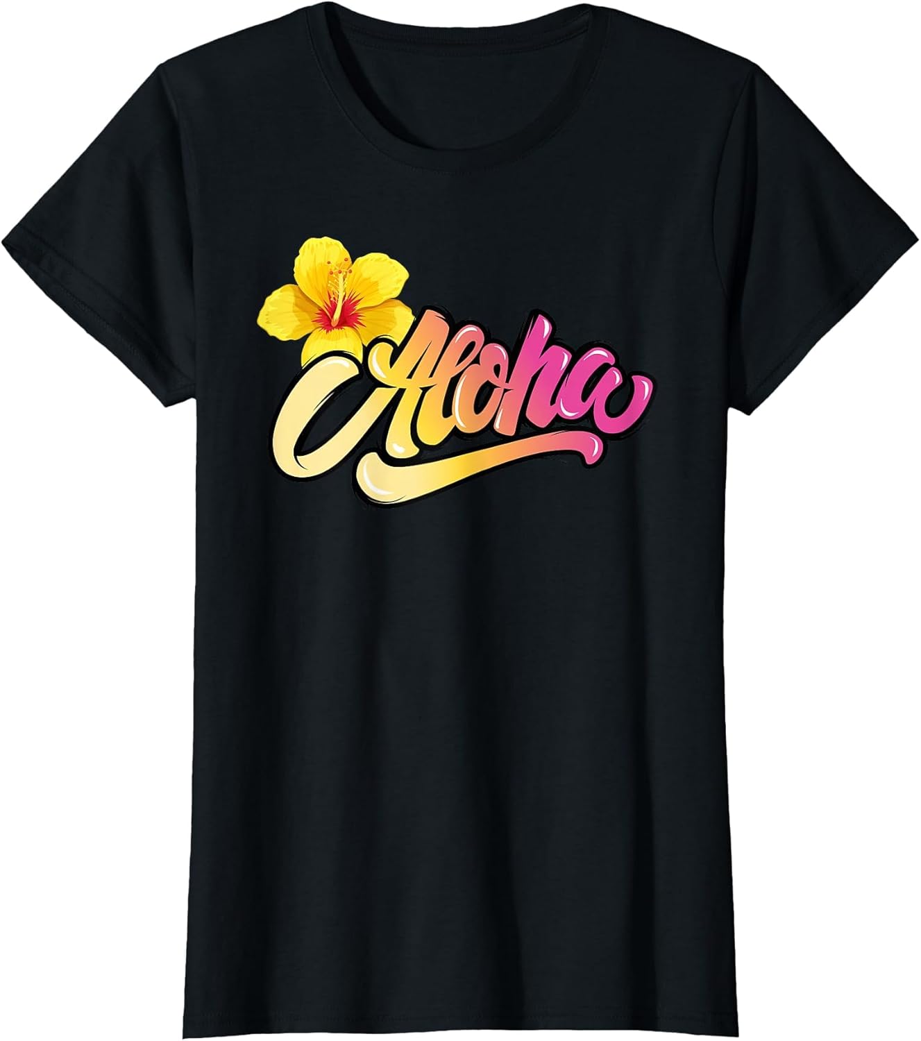 Aloha Hawaiian Hawaii Women Girls Tropical Beach