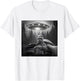 Turtle Selfie with UFO - Funny Tortoise Graphic Alien Lover