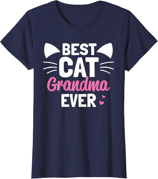 Best Cat Grandma Ever Funny Mother's Day Cat Lover