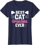 Best Cat Grandma Ever Funny Mother's Day Cat Lover