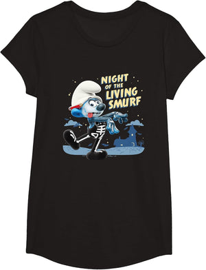 The Smurfs Halloween Night of The Living Smurf Zombie Logo