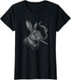 Bunny Smoking a Cigarette, Vintage Rabbit Animal Art Graphic