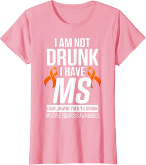 Multiple Sclerosis Awareness MS Survivor Drunk Warrior