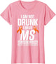 Multiple Sclerosis Awareness MS Survivor Drunk Warrior