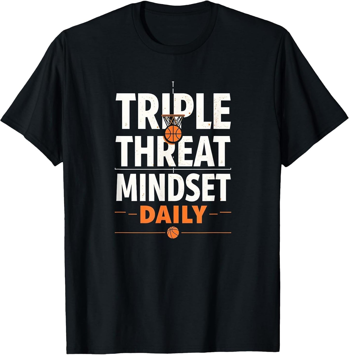 Triple Threat Mindset Daily Basketball Design