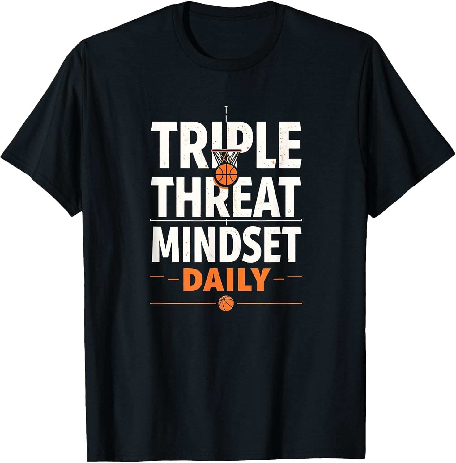 Triple Threat Mindset Daily Basketball Design