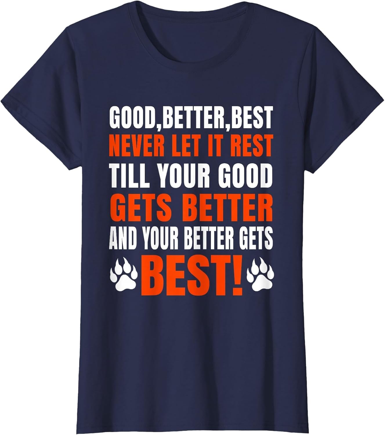 Good Better Best Never Let It Rest Motivation Saying
