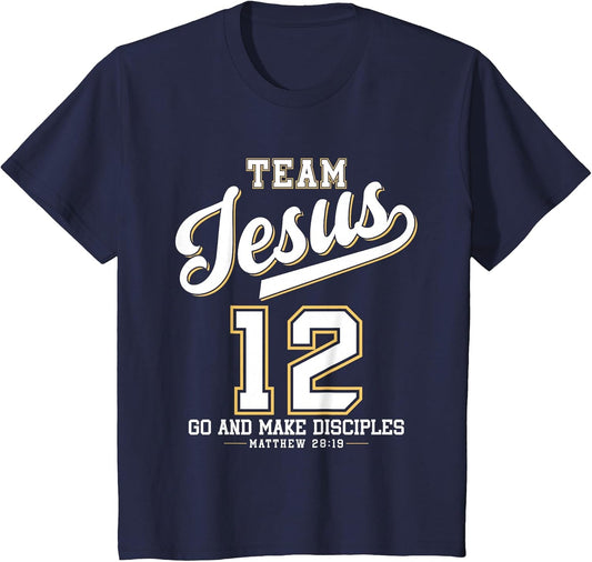 Jesus Baseball Team Jesus Christian Matthew 28:19 Verse