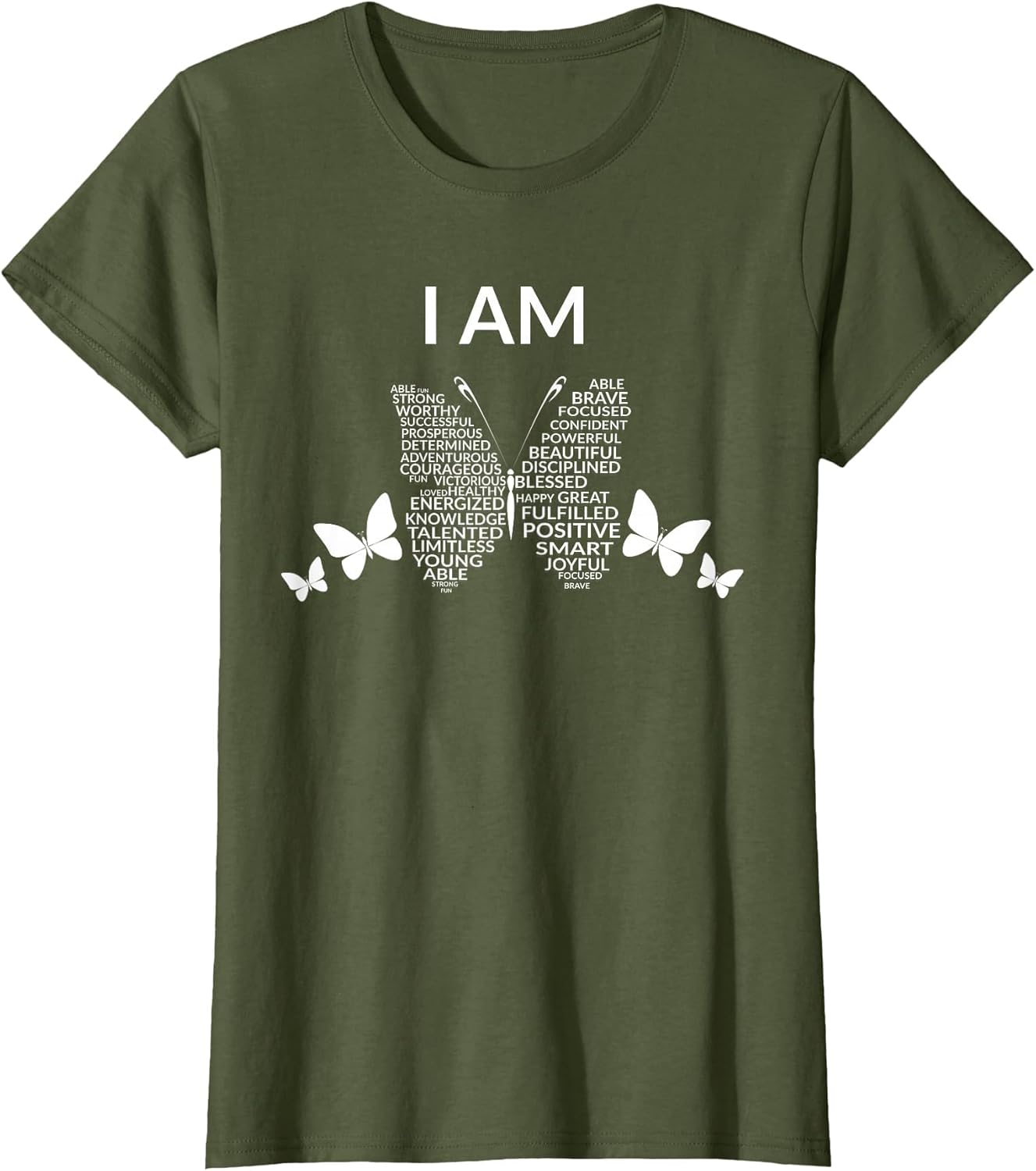 I AM Strong, Beautiful, Positive Affirmations Women