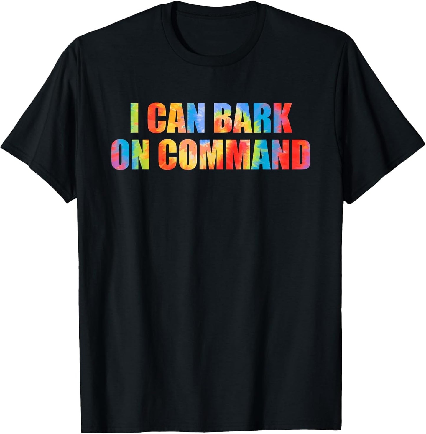 I Can Bark On Command Hippie Design