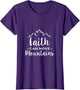 Faith Can Move Mountains - Christian Bible Verse Cross Epic