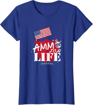 IYAAYAS Ammo for Life 4th of July T Shirt