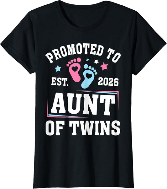 Promoted to Aunt of Twins Est 2026 Gender Reveal