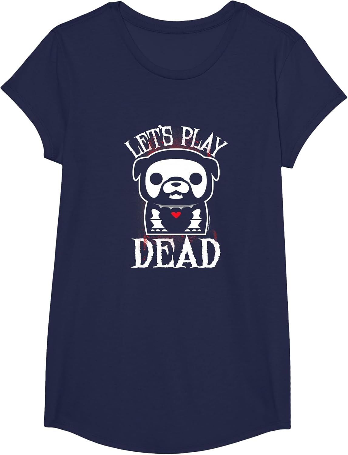 Skelanimals Maxx Let's Play Dead Vintage Spooky Bulldog Logo