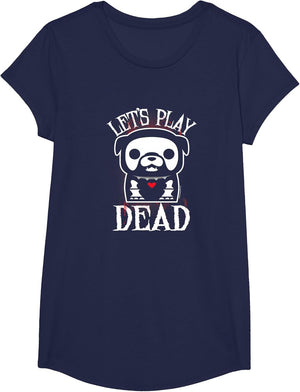 Skelanimals Maxx Let's Play Dead Vintage Spooky Bulldog Logo