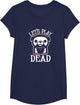 Skelanimals Maxx Let's Play Dead Vintage Spooky Bulldog Logo