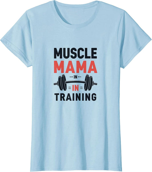 Muscle Mama In Training Gym Motivation Design