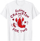 Eating Crawfish for Two Crawfish Boil Pregnancy Announcement