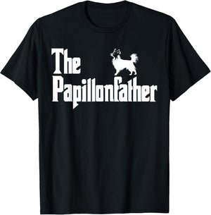 The PapillonFather Funny Papillon Dog Dad Men
