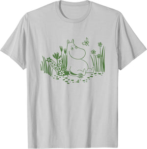 Moomin Moomintroll Relaxing in The Garden
