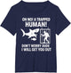 A Trapped Human - Wildlife Sea Lover Shark Lover Joke