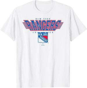 New York Rangers Laser White Officially Licensed