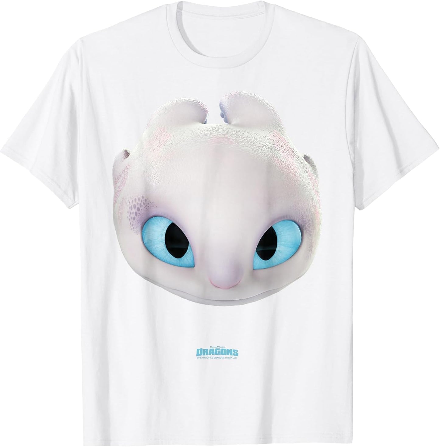 DreamWorks Dragons Light Fury Big Face Costume 3D