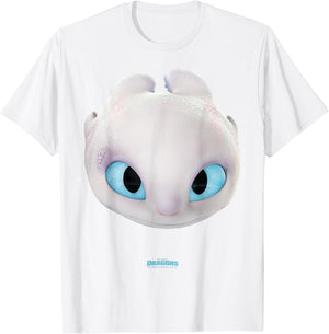 DreamWorks Dragons Light Fury Big Face Costume 3D