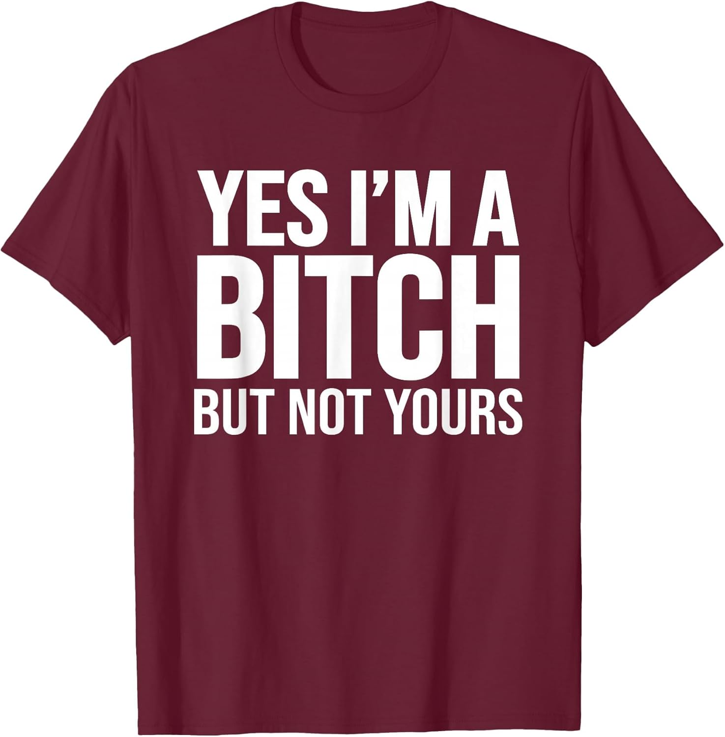 Yes I'm A Bitch But Not Yours