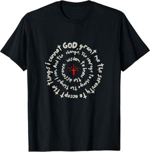 Serenity Prayer Spiral Inspirational Faith Courage Recovery