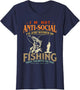 Funny Fishing Design Women Fisherman Fishing Lover