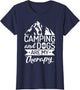Camping and Dogs are My Therapy Travel Nature RV Camping