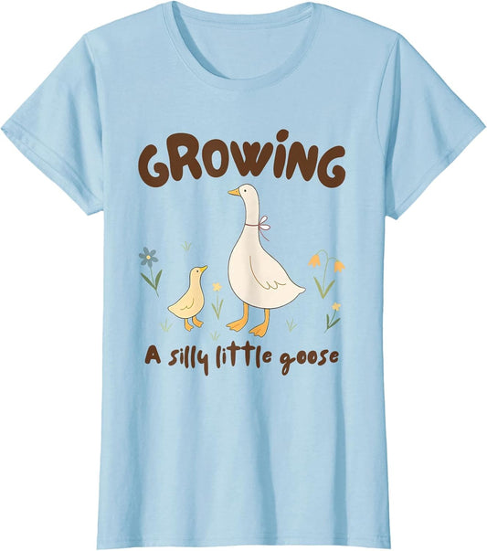 Pregnancy Announcement Mom Growing A Silly Little Goose