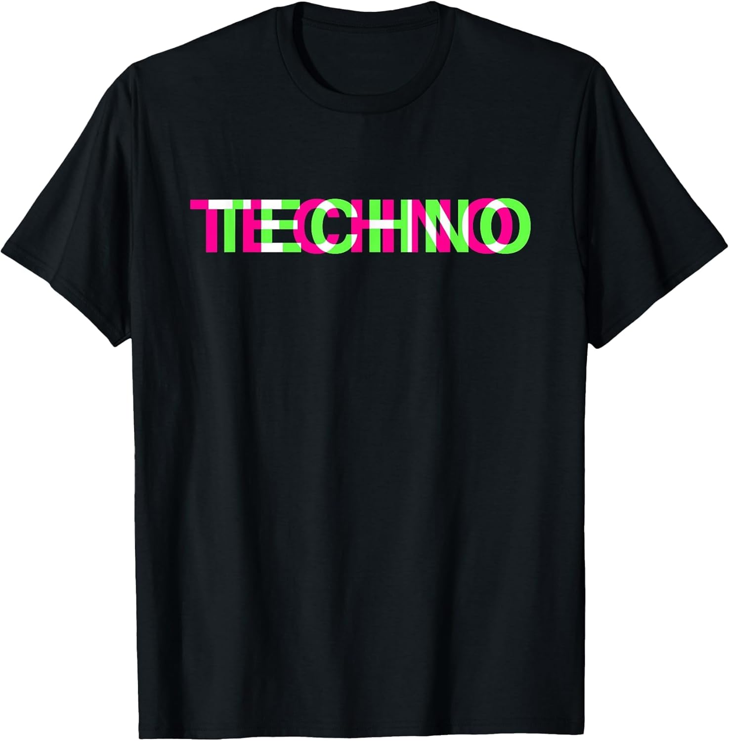 Techno Music Optical Illusion - Glitch Trippy EDM Rave
