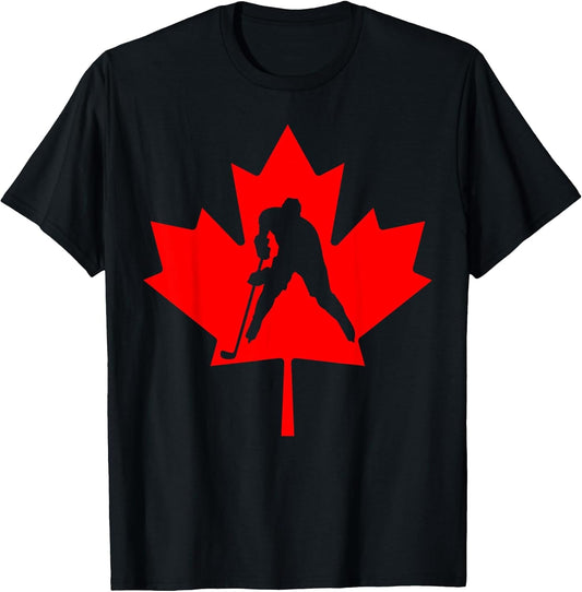 Canada Hockey Funny Canada Maple Leaf Canadian Hockey Lovers