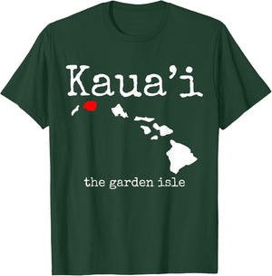Kauai Hawaii Vintage Hawaiian Islands Map Souvenir