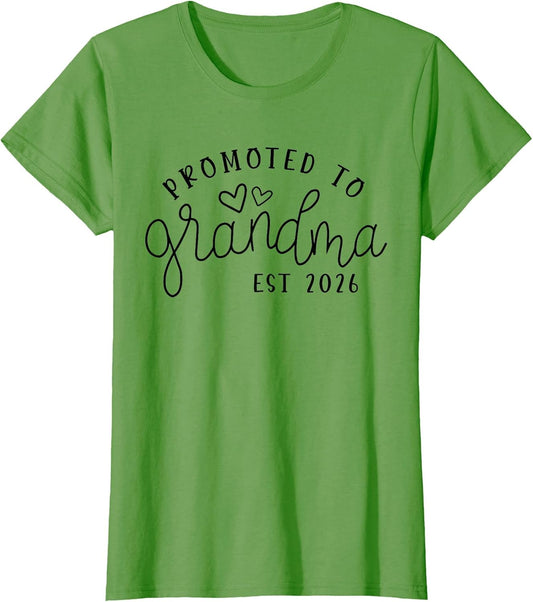 Promoted to Grandma Est 2026 New Grandma Mothers Day