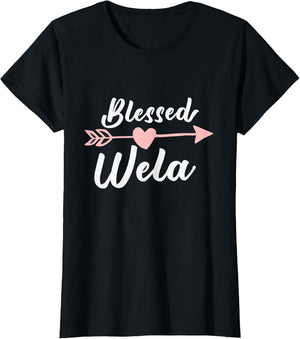 Blessed Wela Arrow Heart Love Grandma Cute Funny