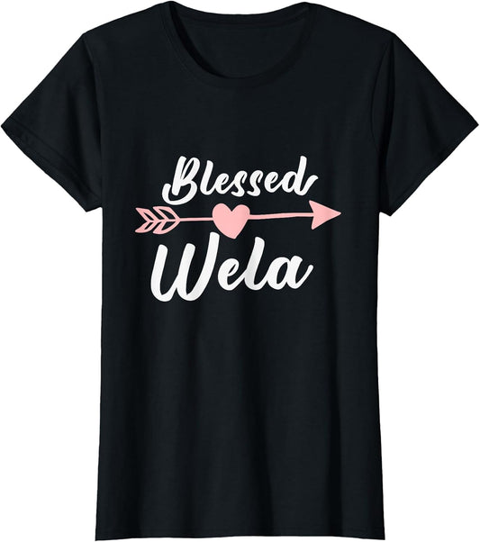 Blessed Wela Arrow Heart Love Grandma Cute Funny