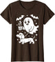 Cute Ghost Walking Dog Dachshund Coffee Halloween Costume