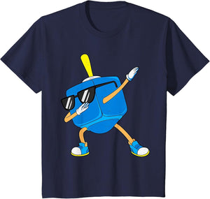 Hanukkah Dabbing Dreidel Dab Jewish Menorah Toddler Kid Boys