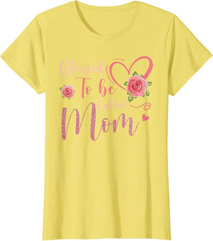 Blessed to Be Called Mom Cute Floral Women Mothers Day