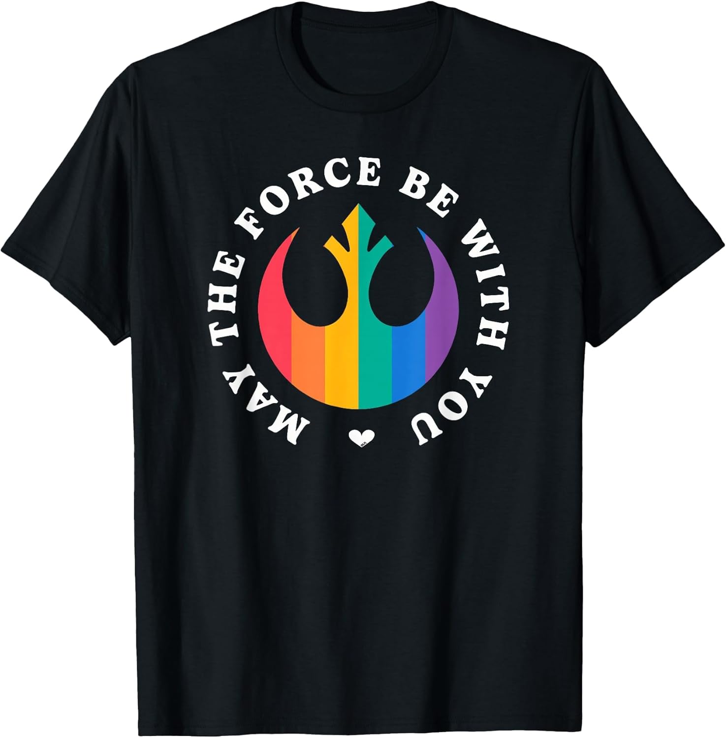 Star Wars Pride Rainbow Rebel Logo May The Force Be With You