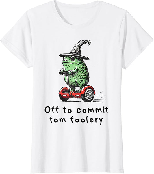 Whimsical Frog Wizard Off to Commit Tom Foolery Frog Meme