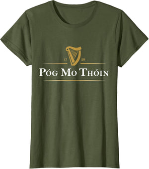Pog Mo Thoin Ireland Funny Lucky Irish Green St Patricks Day